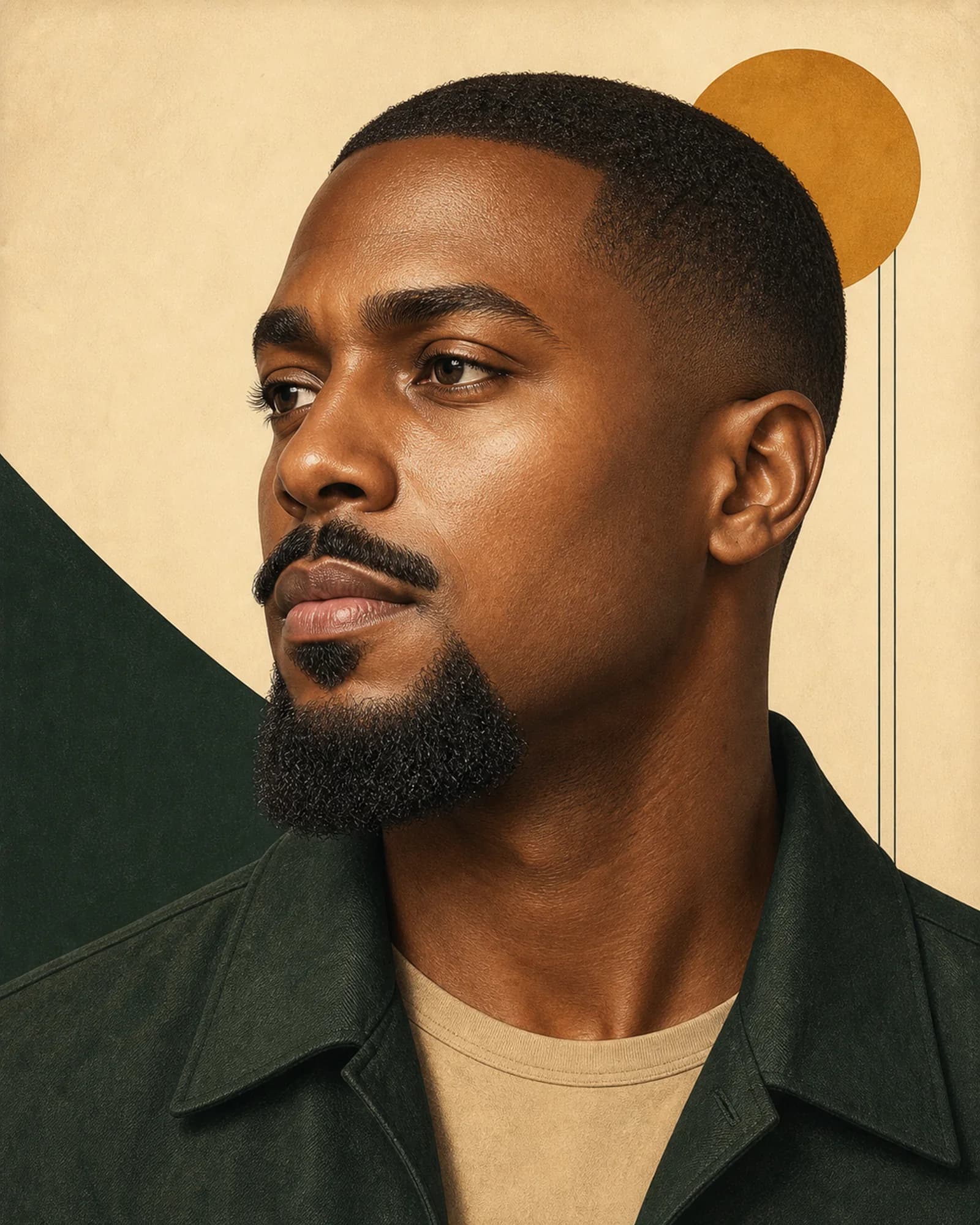 Balbo beard-style illustration